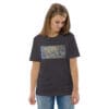 Woman's t-shirt with abstract art.