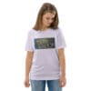 Woman's T-shirt with cubist horse art.