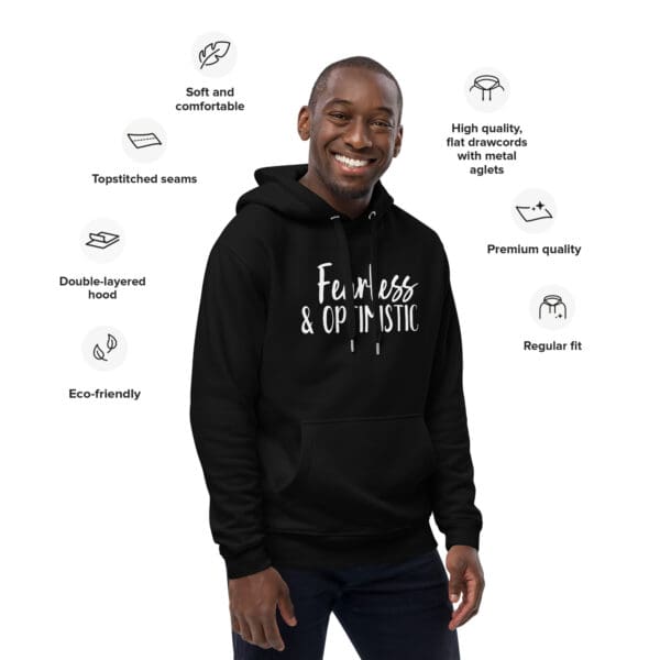 Fearless and Optimistic Hoodie - Image 3