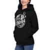 Black hoodie with "Anti Social Moms Club" design.