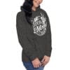 Woman wearing "Anti Social Moms Club" hoodie.