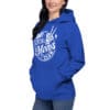 Blue hoodie with "Anti Social Moms Club" design.