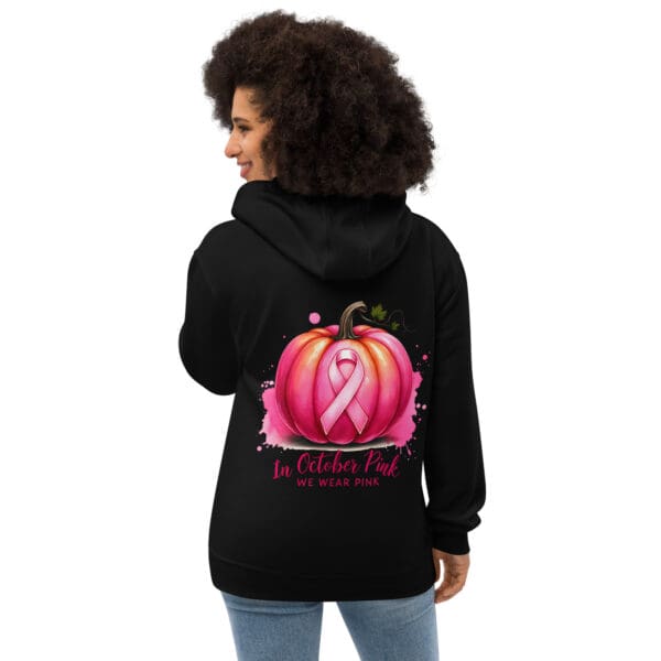 Premium eco hoodie pink ribbon - Image 2
