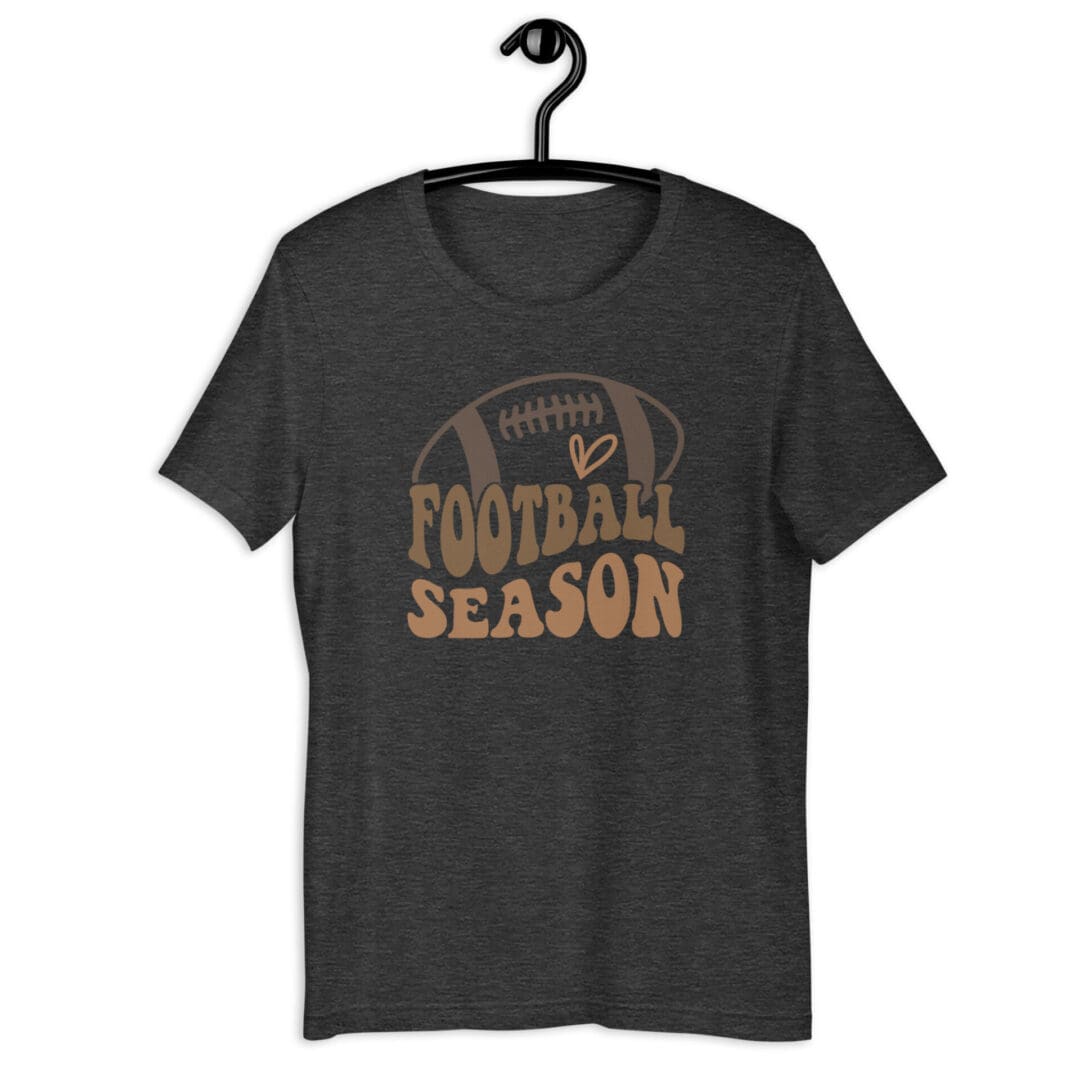 T-shirt with "Football Season" design.