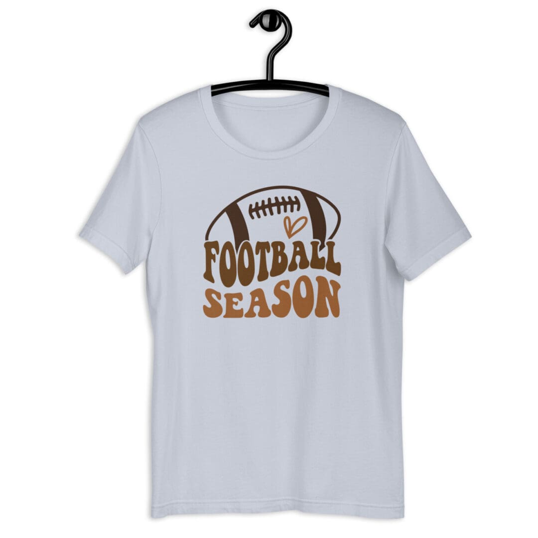 White T-shirt with "Football Season" design.